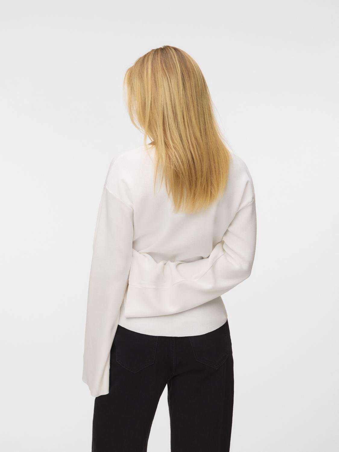 VMSUSANNE Knitted Cardigan - Snow White - VERO MODA & VILA Bergvik